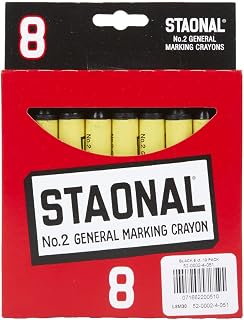 Crayola Bulk Extra Large Marking Crayons, Black, 8 Count (52-0002-2-051)