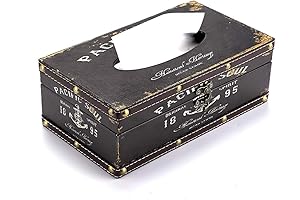 Sumnacon Vintage Tissue Box Cover: Retro Chic for Every Home