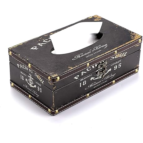 Sumnacon Vintage Tissue Box Cover: Retro Chic for Every Home