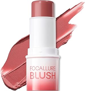 Cream Blush Stick, Multi-use Blush for Cheeks Lips Eyes, Buttery Texture, Smooth Blendable, Natural Finish, 12H Long Lasting Waterproof Lightweight Makeup,PK01