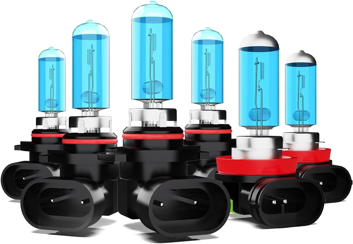 Light Bulbs Fit For Dodge Durango 2014-2020, 9005 9005 H11 High Low Beam Fog Lights High Performance Halogen Headlight Bulb Combo, 6000K White Light, Pack of 6