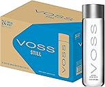 VOSS Premium Still Bottled Natural Water - BPA-Free - High Grade PET - Recyclable Plastic - Pure Drinking Water with Unique & Iconic Bottle Design - 24 Pack