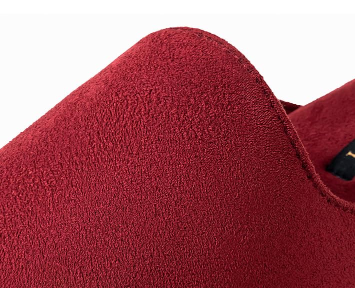 URAWOW Velvet Mules for Women Men High Class Closed-Toe Slippers Elegant House Shoes Indoor Outdoor2