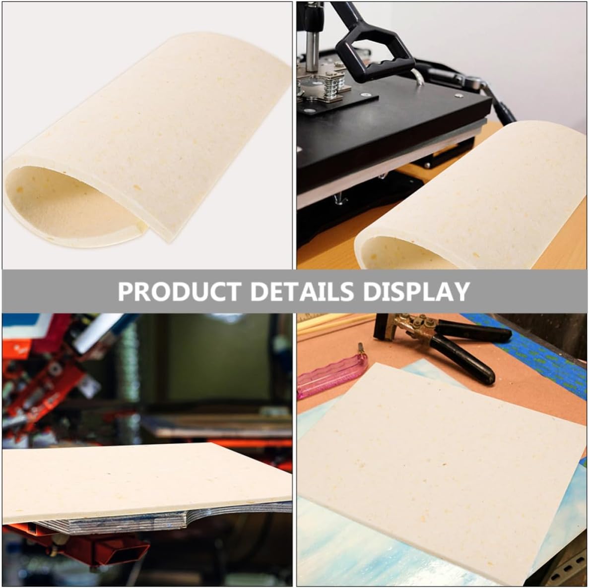 Wear Resistant Heat Press Pad for Small Print Shops 38x38cm