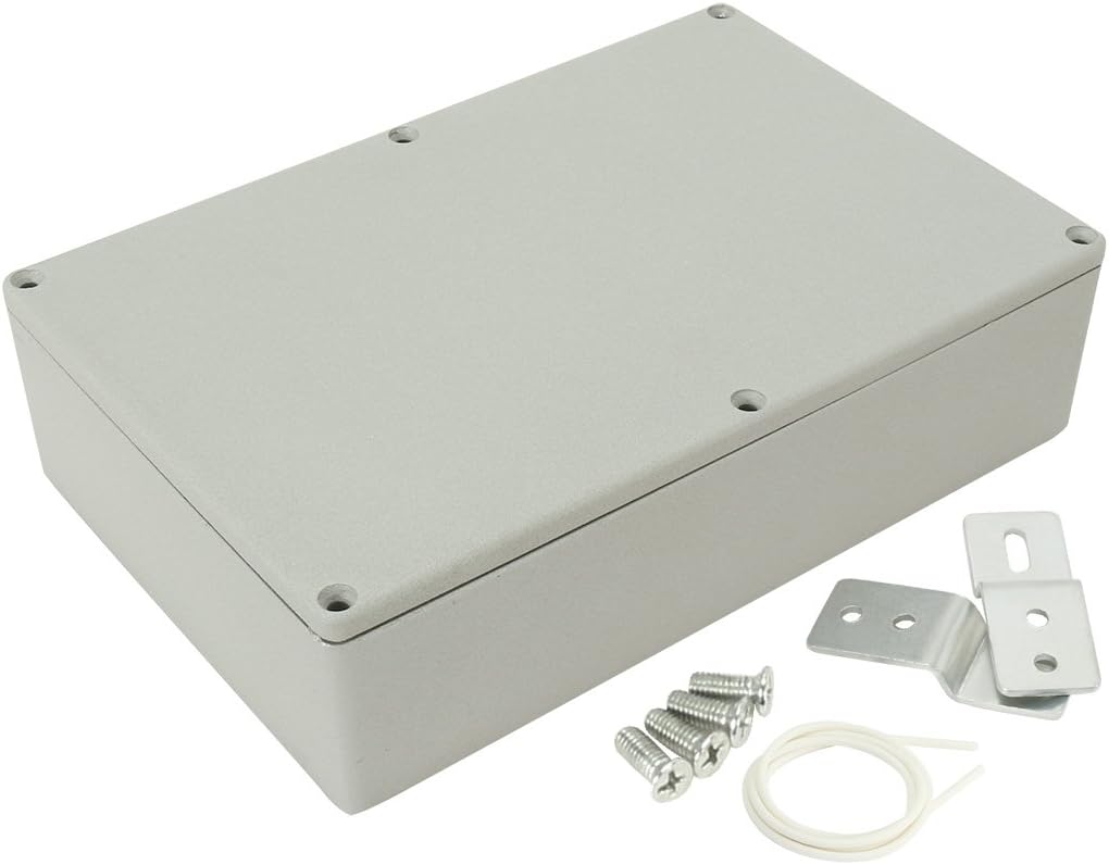 8.7"x5.7"x2.2"(222mmx145mmx55mm) Aluminum Transmission Junction Box Universal Electric Project Enclosure