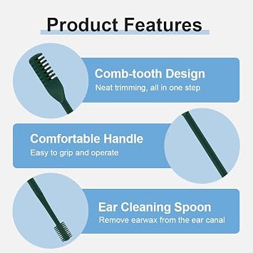 Manual Nose Hair Trimmer Double Headed Nose Trimmer