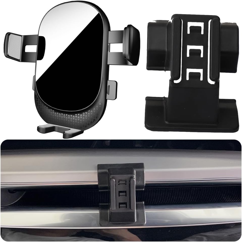 Car Phone Holder for Cadillac Lyriq Auto Accessories [Only for 2023-2026 Lyriq Screen] [Auto Lock Hands Free Cell Phone Mount Car fits for iPhone & All Smartphones]