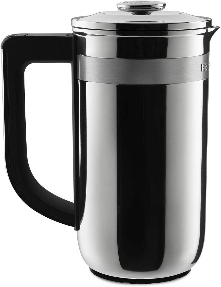 KitchenAid KCM0512SS Cafetera de prensa de precisión, acero inoxidable