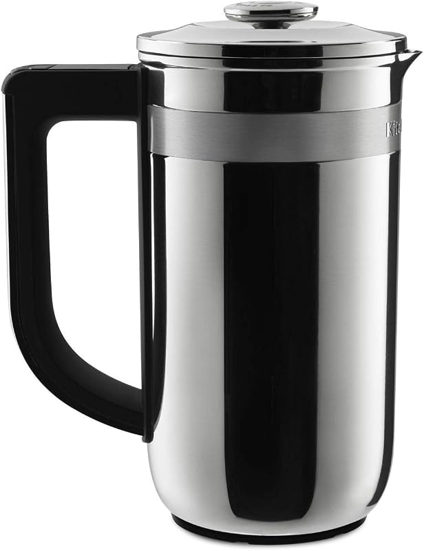 KitchenAid KCM0512SS Cafetera de prensa de precisión, acero inoxidable