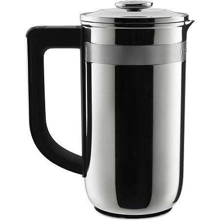 Amazon.com: KitchenAid KCM0512SS - Cafetera para prensa de precisión, acero  inoxidable : Hogar y Cocina