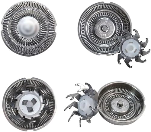 Miniatura 7 de 4 cuchillas de repuesto para cabeza de afeitadora de calavera Pitbull Silver PRO para hombres, afeitadora de pelo húmedo y seco 4