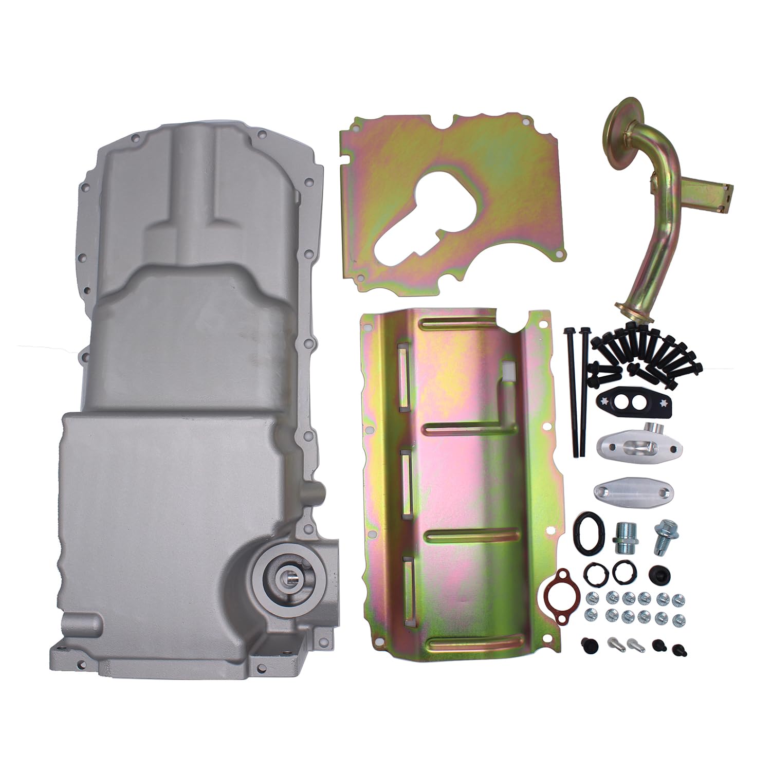 Photo 1 of 1 Set SHLPDFM 302-20 81577 GM Gen V LT Oil Pan Swap Kit Compatible with Chevy Gen V LT Engine LT1 LT4 L83 L86 5.3 6.2 Rear Sump