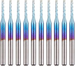 Anawakia 10 unidades PCB fresas giratorios de carbure fino molino para grabado de bure de Tungsteno (1,6 mm), color azul