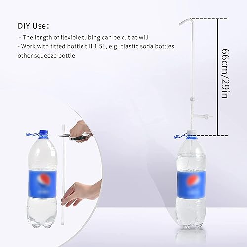 Miniatura 3 de Botella de agua para plantas colgantes de 33 onzas con boquilla larga, botella de riego para suculentas, bonsái, plantas de casa, flores en maceta,