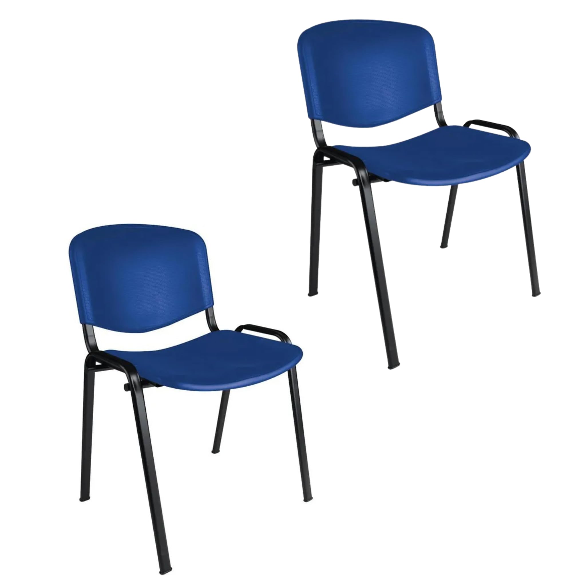 Topsit Chaises Visiteur, chaises de conférence, empilables, avec Assise et Dossier en Plastique