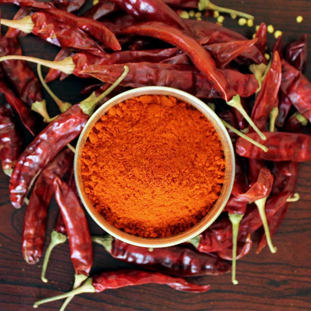 A D Food & Herbs Organic Red Chilli Powder/Laal Mathania Mirch Powder Rajasthani Marwari Pure and Natural Spice Masala (20 Gms x pack of 3)