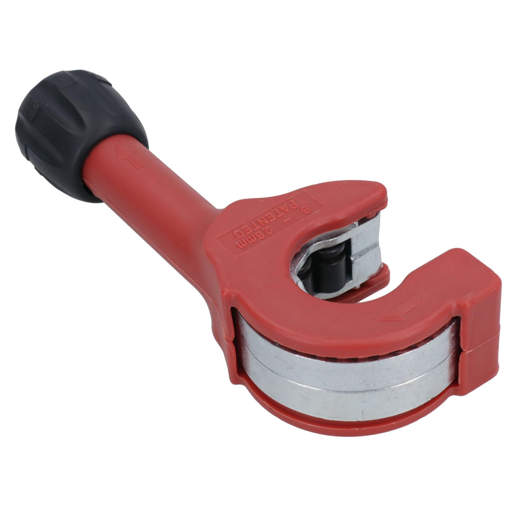 Tagliatubi regolabile con una mano in rame INOX a cricchetto, 8 mm - 28 mm