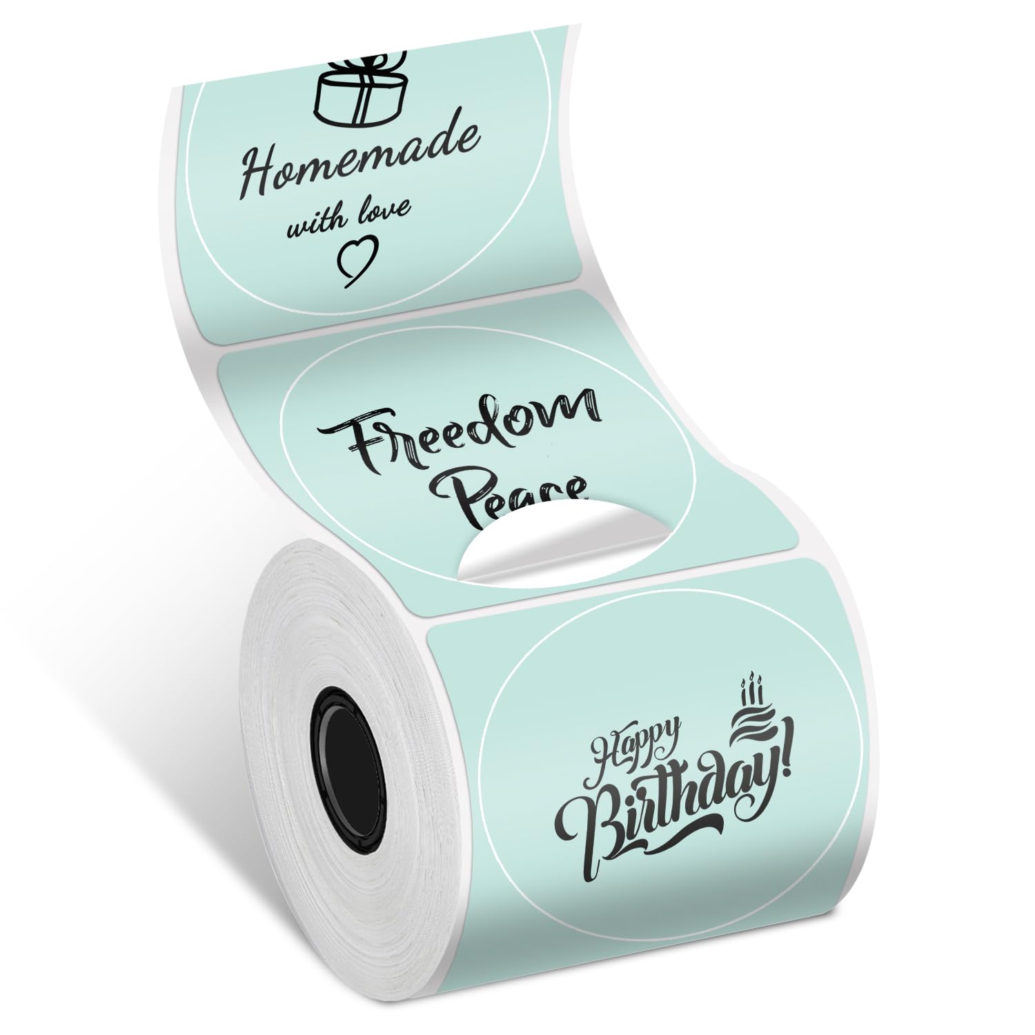 Phomemo Circle Thermal Label Compatible with M110/M100/M120/M150/M200/M220/M250 Label Maker, Sticker Round Thermal Label, 1.96" x 1.96"(50x50 mm),