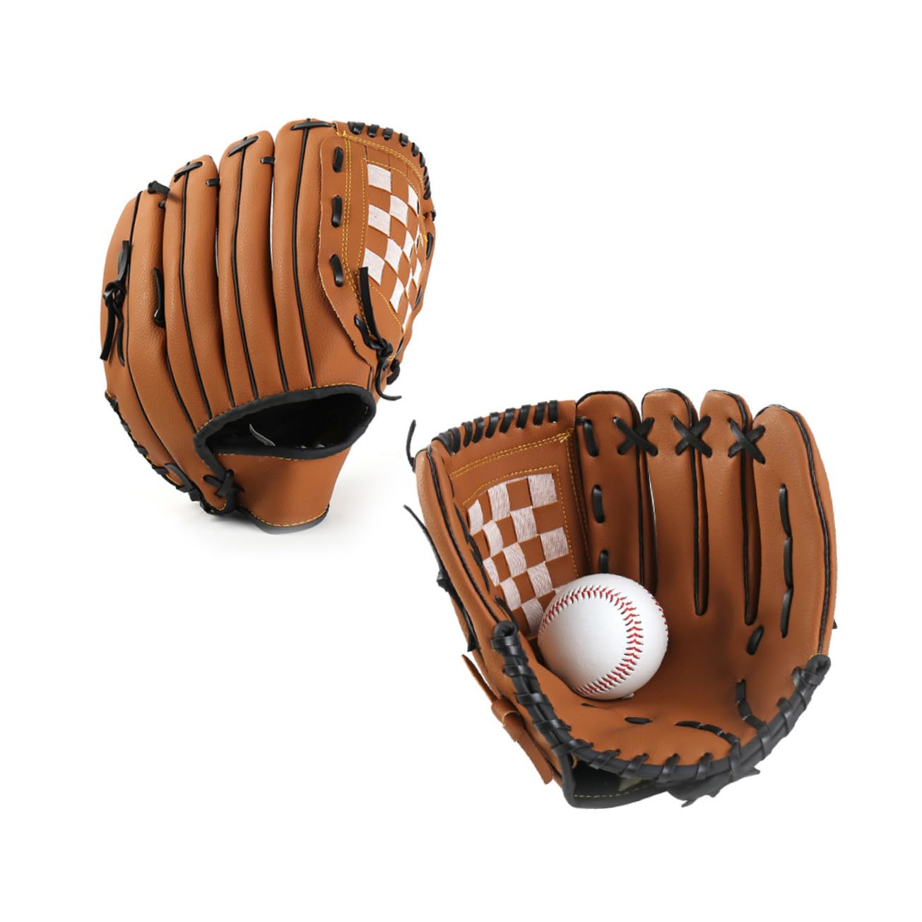 VANZACK Baseball Gloves Thicken Infield Pitcher Glove Softball Gloves Left Hand Full Adult Size Sports Infielder's Glove