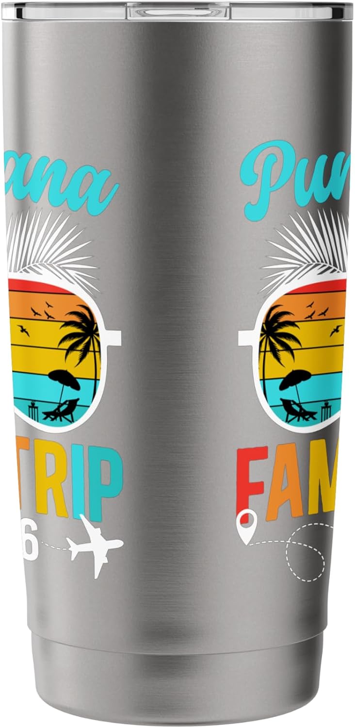 Punta Cana Family Trip 2026 Punta Cana Family Vacation Stainless Steel Insulated Tumbler image 4