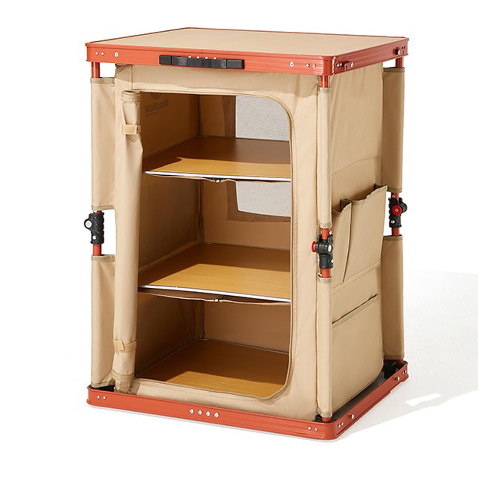 Armoire de rangement pliable, boîte de rangement multifonction portable pour camping et usage domestique