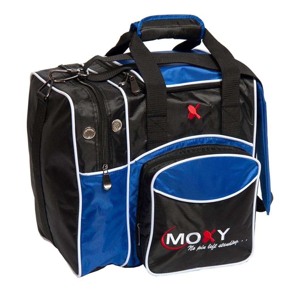 Moxy Candlepin Deluxe Tote Bowling Bag- Royal/Black