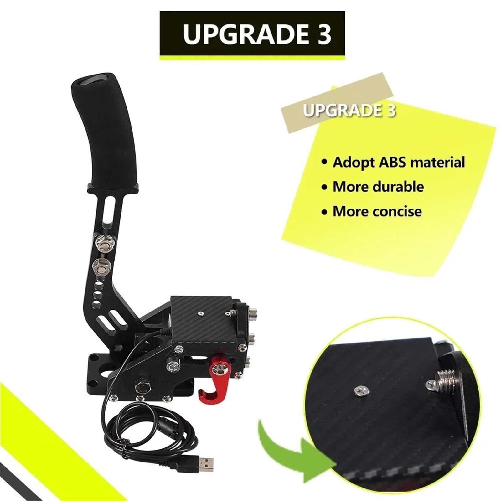 Dźwignia Hamulca Ręcznego Samochodu Hamulec ręczny USB do Logitech G25/27/29 T300 T500 PC SIM Racing Games Fanatecosw Dirt Rally System hamulca ręcznego