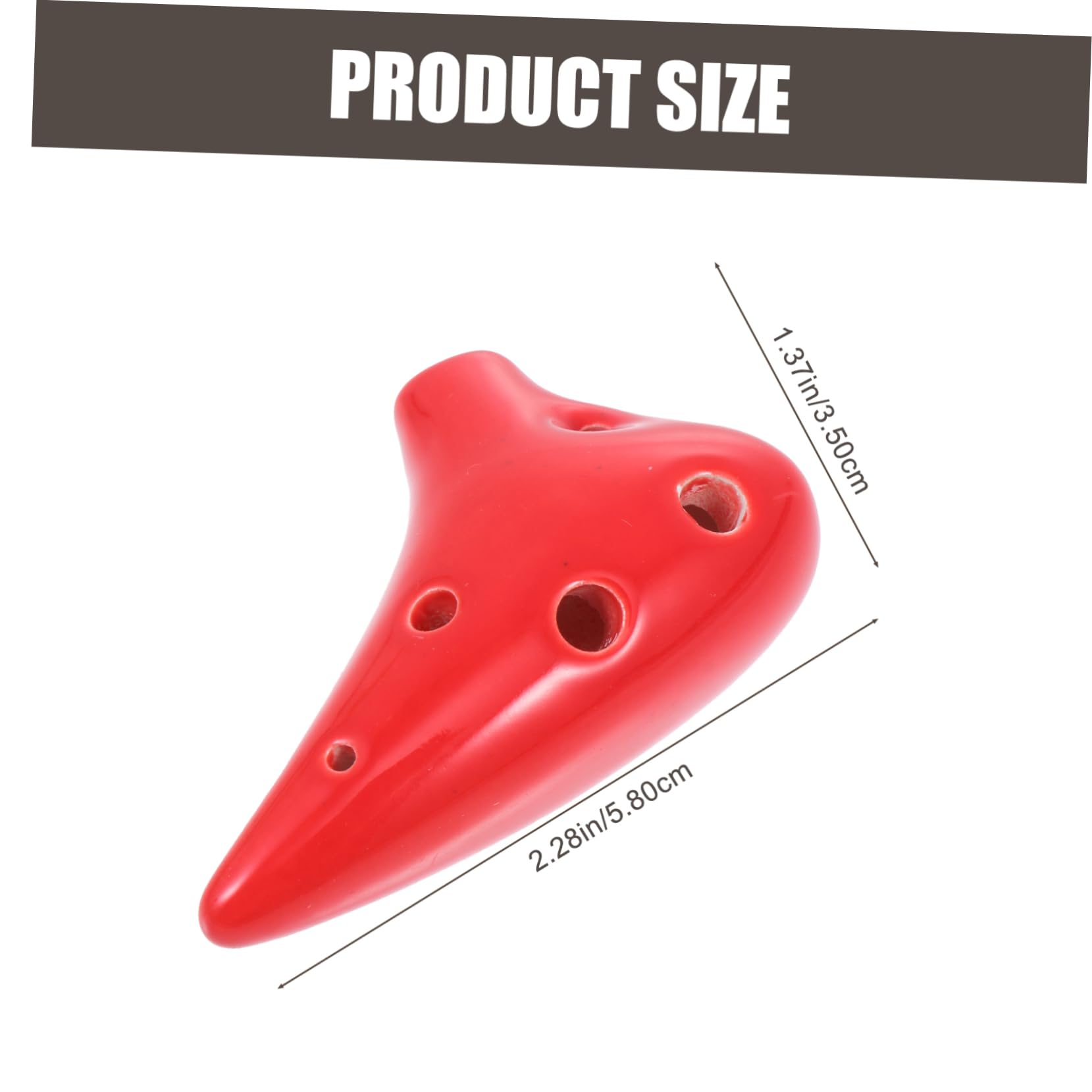 HANABASS Ocarina Set Portable Musical Instrument 6 Holes Alto c Made of Dolomite for Music Creation