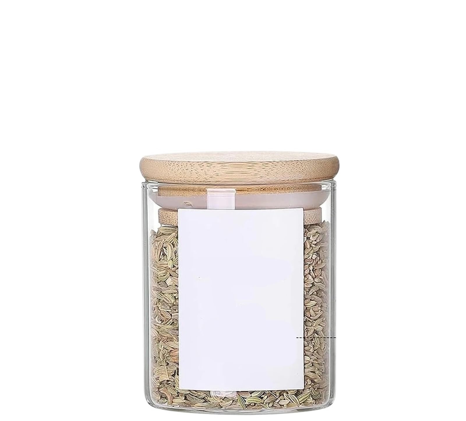 ASMJHQCLW Kitchen Storage Jar, 1 pcs Glass Spice Jars With Airtight Lids For Coffee Beans