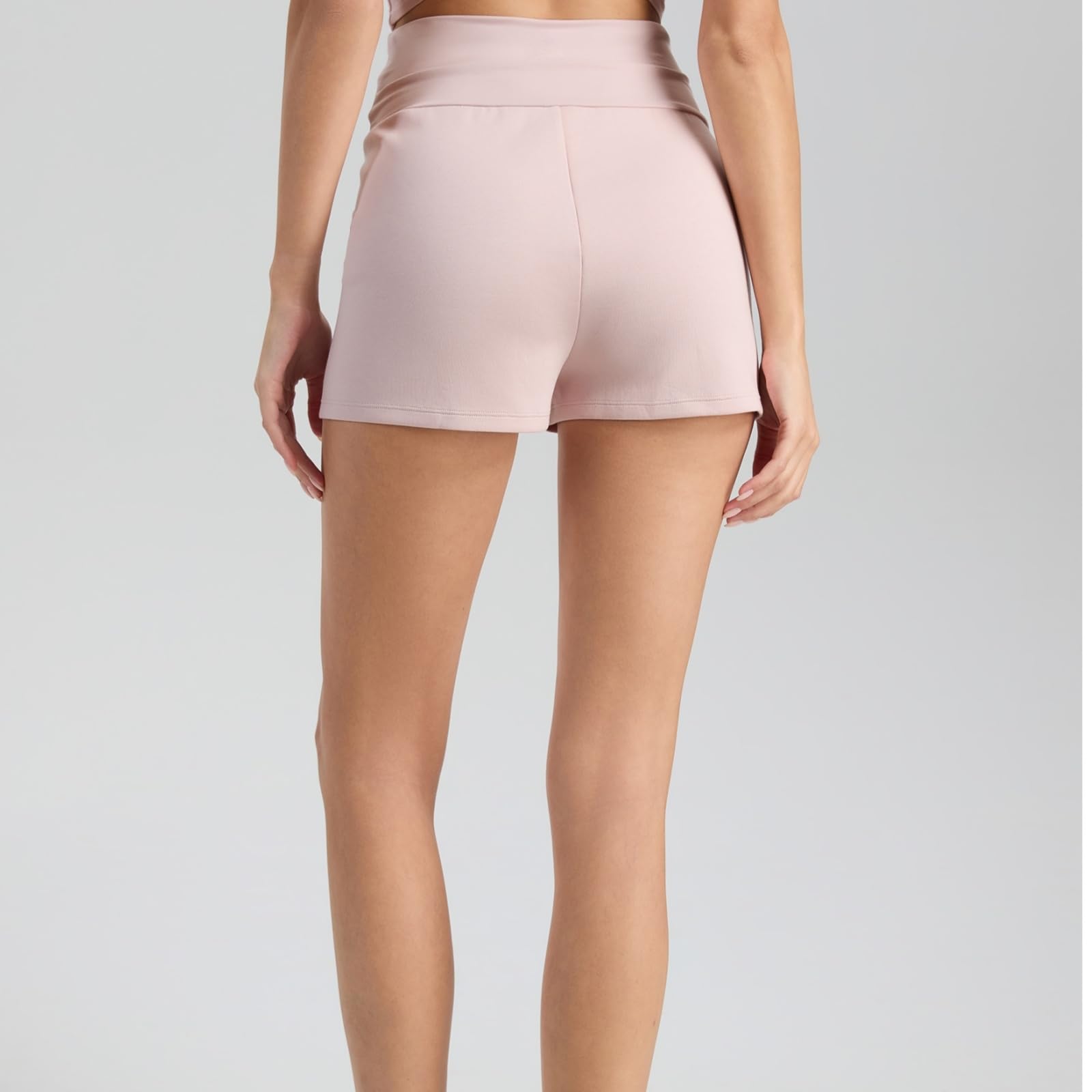 Pantaloncini Donna Sportivi Bordi A Contrasto E Ampia Coulisse in Vita, Stile Rilassato Ideale per La Palestra, I Viaggi E L'Uso Quotidiano