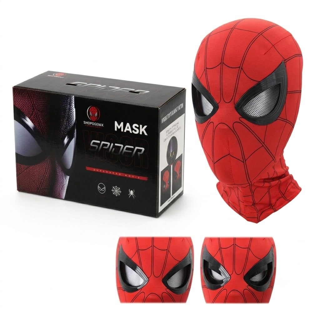 SHOPOGENIX Kids Superhero Mask Costume