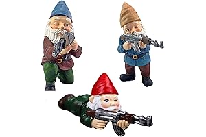 Badass Army Gnomes: Garden Guardians with Guns