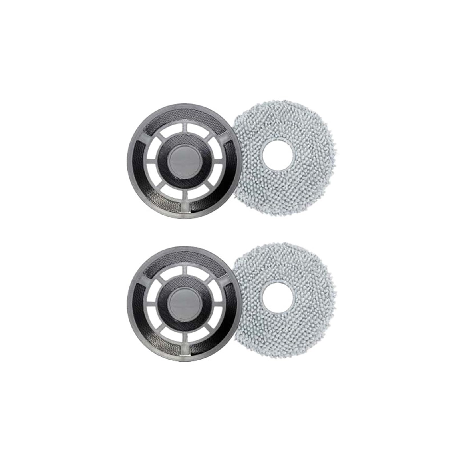 X psblty Mop Stand/Cloth,Compatible For Roborock，P10 Pro P10S Pro Q Revo Maxv QRevo Pro(2-piece set)