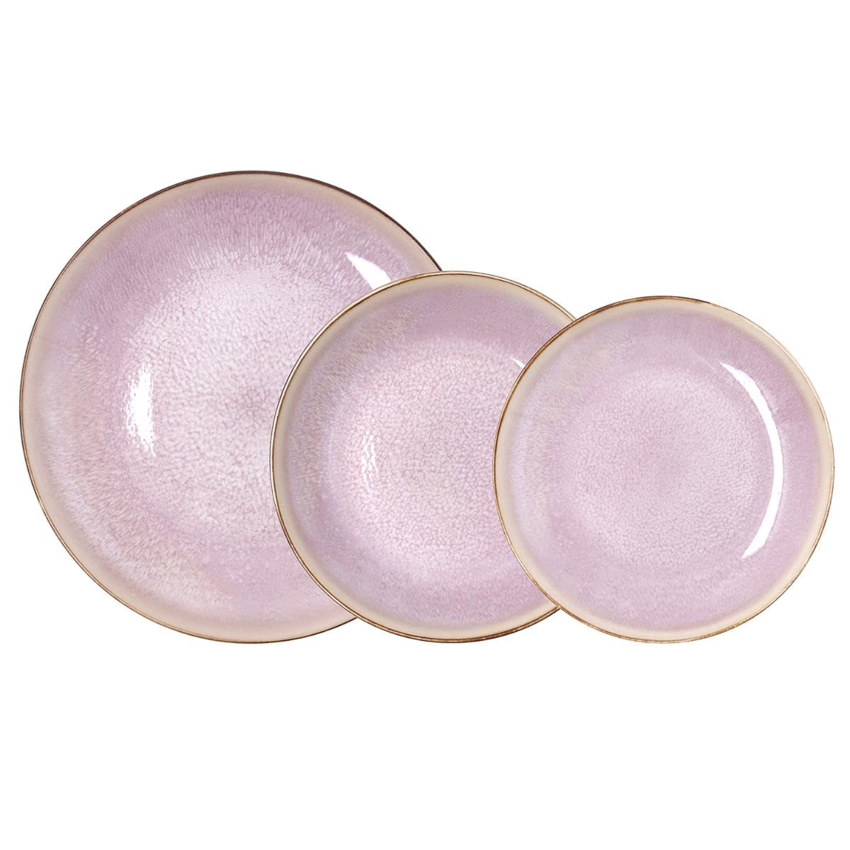 Bidasoa Lanai Vajilla Porcelana 12 Piezas - 4 Personas Porcelana Apto Microondas Apilable