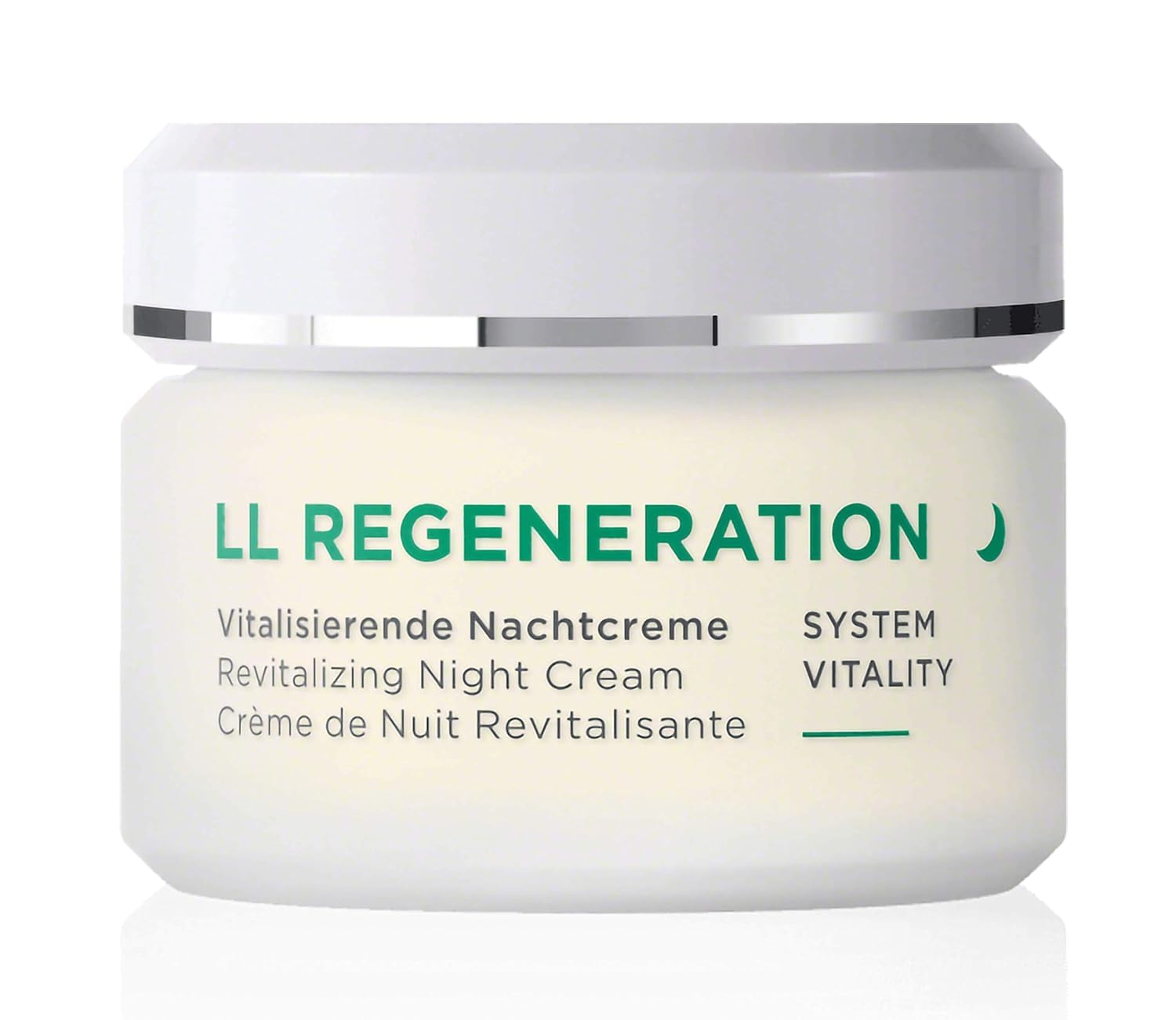 LL REGENERATION Revitalizing Night Cream - Natural Anti Aging Vitamin C, E and Retinoid Face Cream for Visibly Firmer and Wrinkle Free Skin - Step 4 of 5-1.69 Oz.