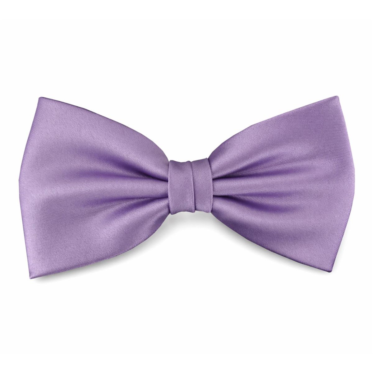TigerTie prefabricated bow tie bow tie in dark-lilac monochrome + Gift box