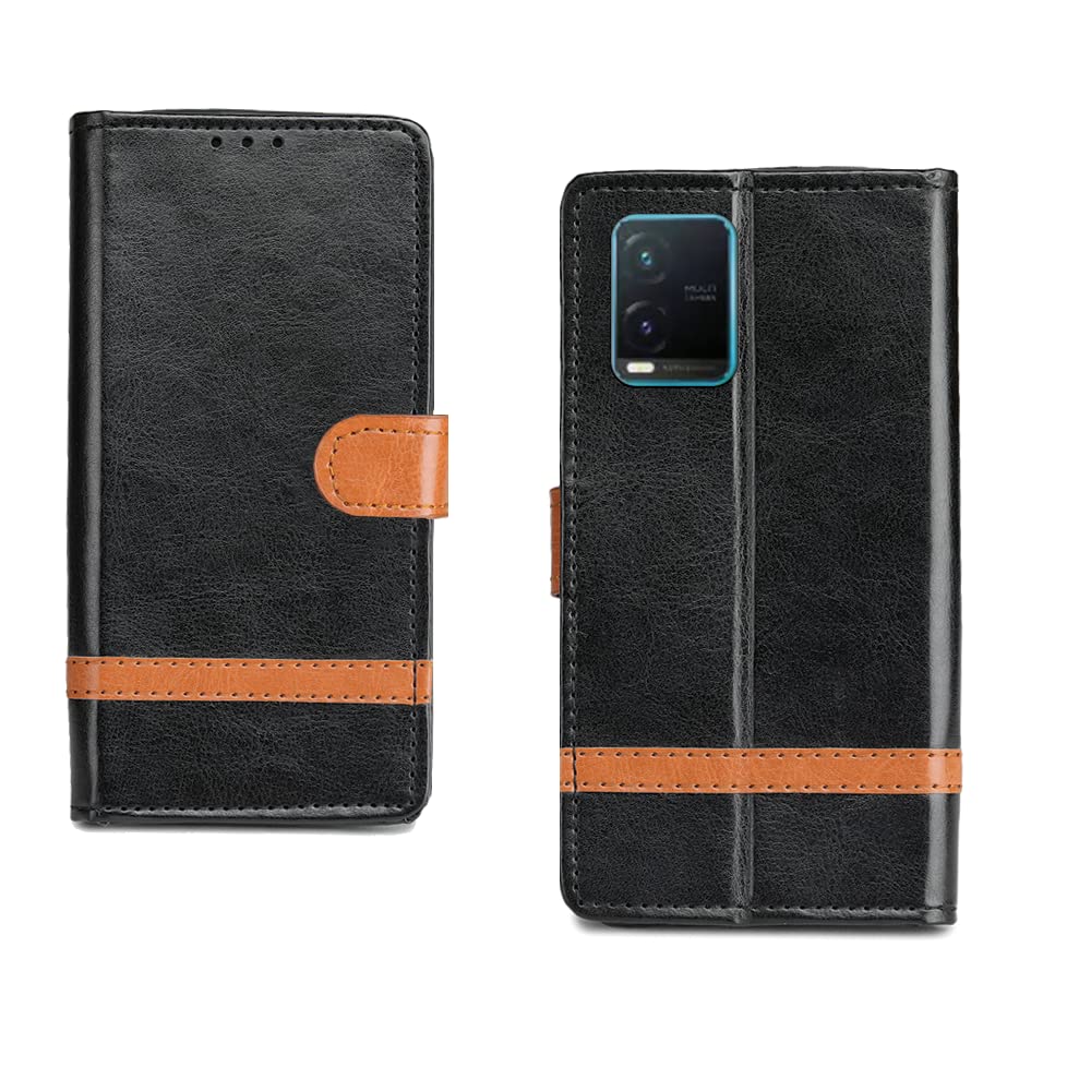 Vivo T1X Flip Case - Premium Leather Protection -11