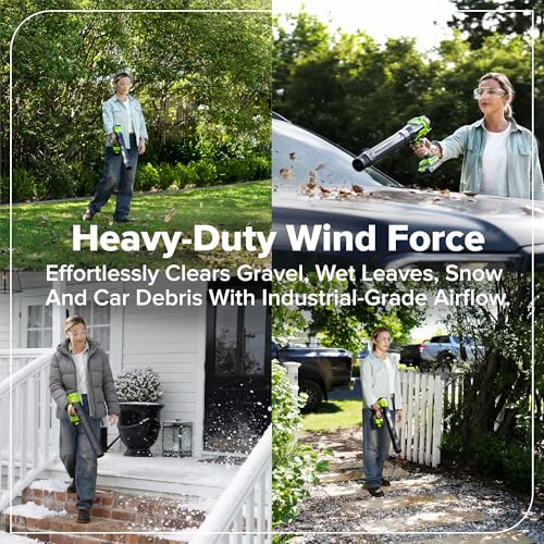 Image of Greenworks 24V Handheld Leaf Blower, 270 CFM, Tool Only