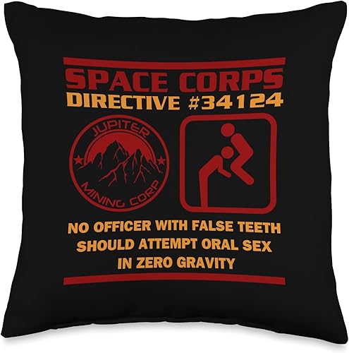 Miniatura 4 de JMC Space Corps Directive #34124 Zero Gravity Throw Pillow, 18x18, Multicolor