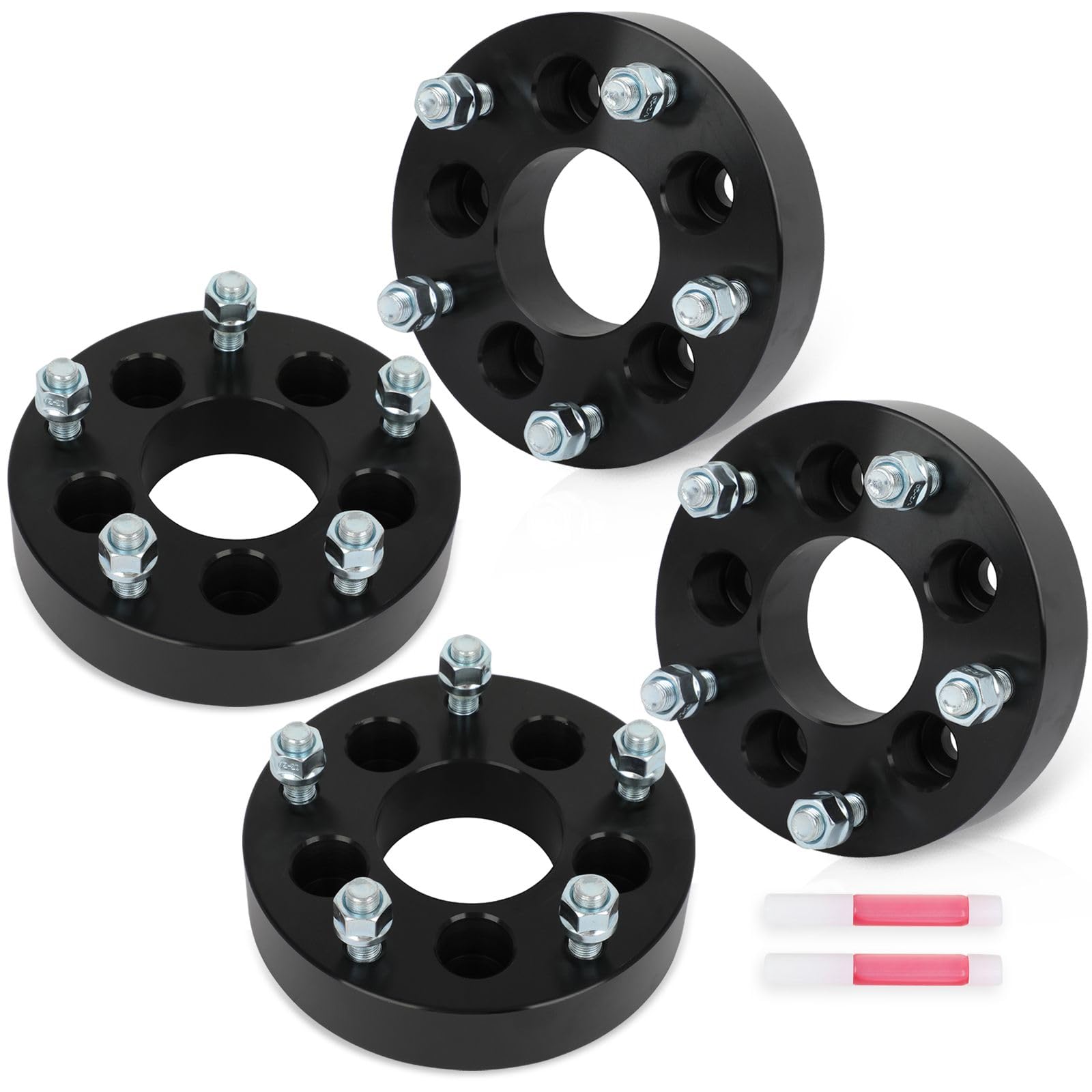 SCITOO 4Pcs 5x4.5 to 5x5.5 Wheel Spacers 1.5 inch for Ford Black