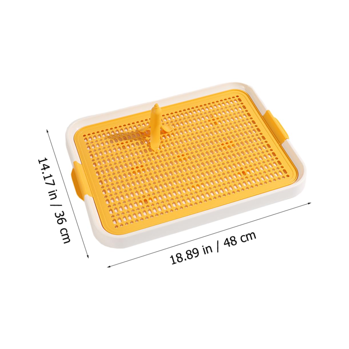 Toddmomy Pee Pad Holder Household Dog Toilet Plastic Puppy Urine Tray Pet Dog Supply