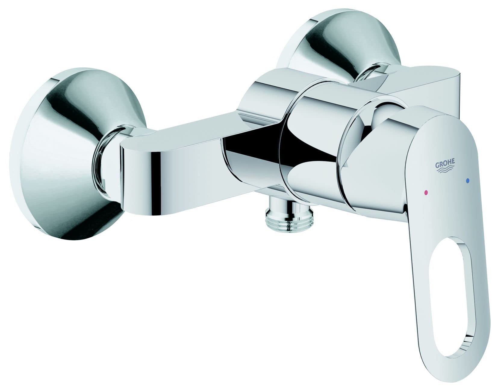 Grohe Silber Bauloop Single-Lever Shower Mixer 1/2" Chrome 23340000