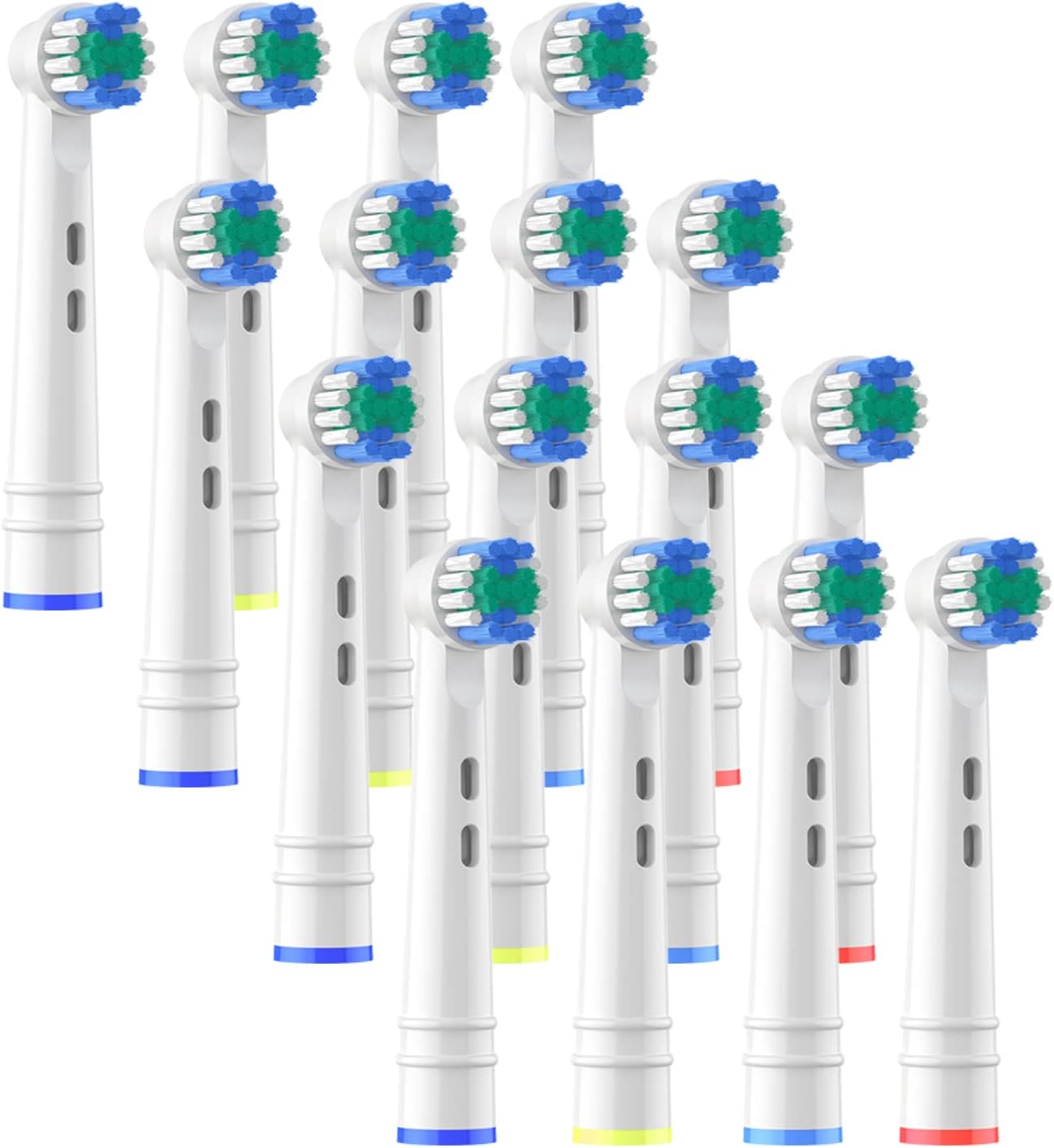 16 Packs Replacement Toothbrush Heads Compatible with OralB Braun