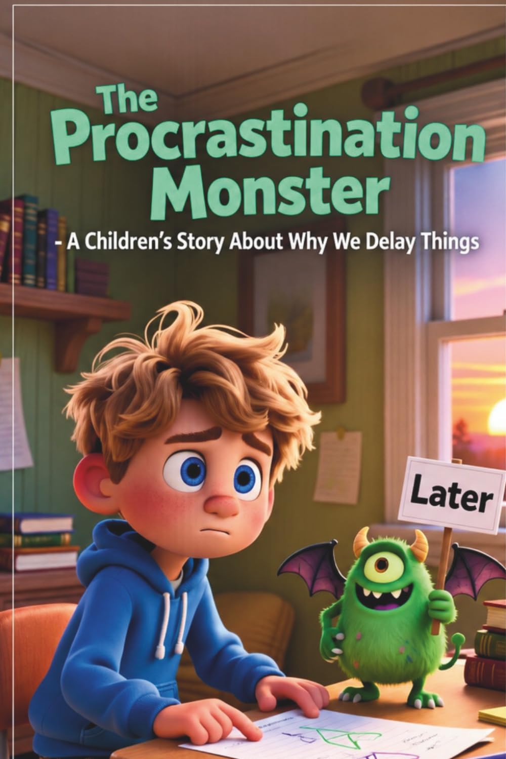The Procrastination Monster - A Children’s Story About Why We Delay Things: A Fun and Encouraging Story About Beating the "Later" Habit for kids ages 5-12. (Little Hearts Series)
