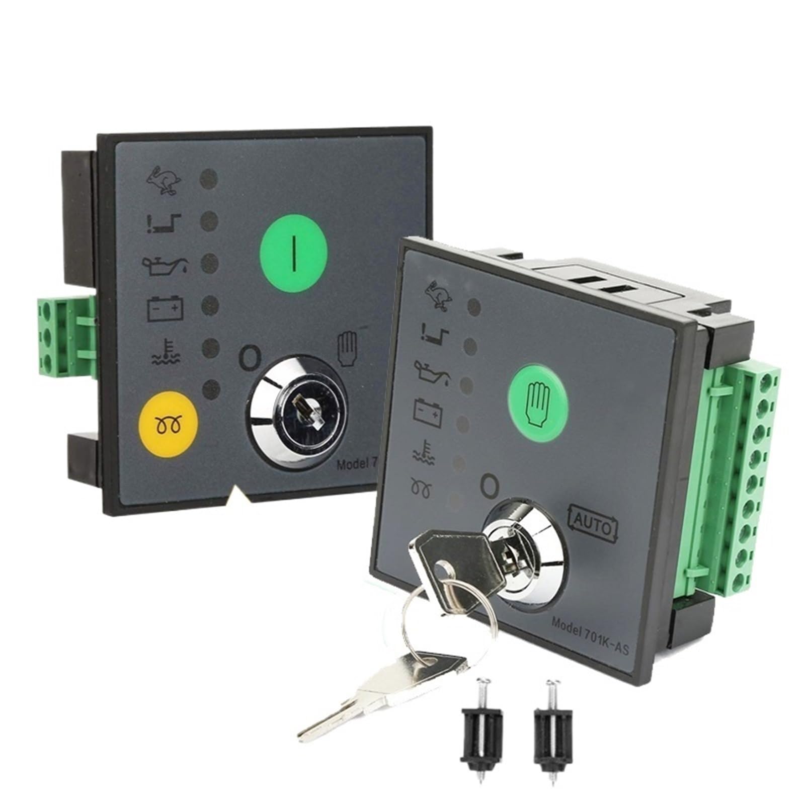 ZLGYGLEO 1 pz DSE701 AS Auto Start Control Modulo di avvio automatico e DSE701 MS Modulo di avvio manuale Controller di generazione con indicatore LED(DSE701AS)