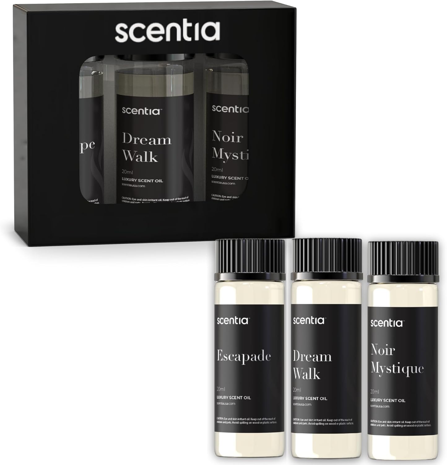 Scentia Luxury Fragrance Collection Diffuser Oils – 3×20 ml Aromatherapy Set | Premium Scents Inspired by 5-Star Destinations | Long Lasting Aroma, Gift-Ready Essential Oil Blend - Made in USA - Image 2