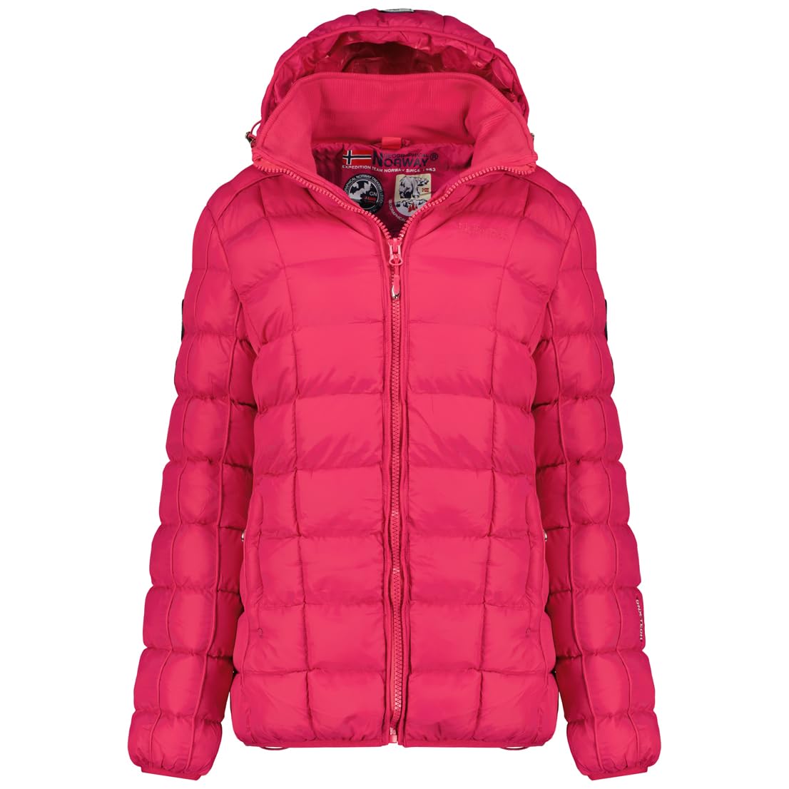 Geographical Norway Women's Babette Lady Short Women's Parka, Rose Flash,