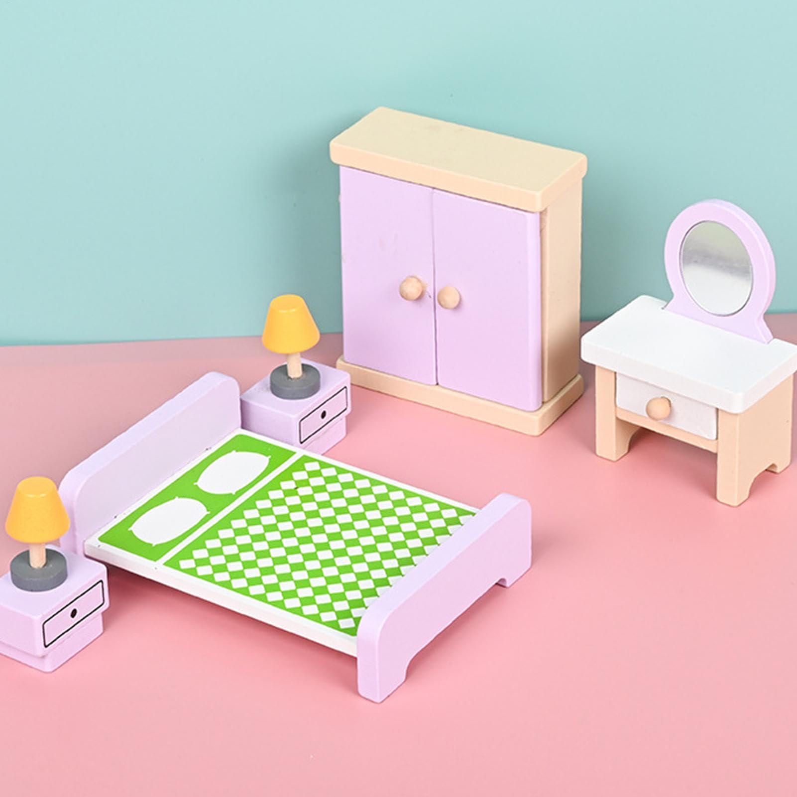 Set di mobili da gioco per, mobili per la casa gioco per,Mobili da gioco decorazione per la casa | Gioco interattivo di giocattoli per tutti-piccoli, mobili per la casa, accessori per la casa di gioco