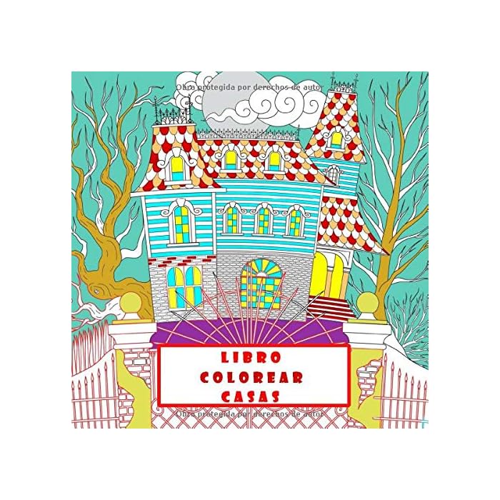 Buy libro colorear casas: casitas para pintar ,25 diseños de casas y