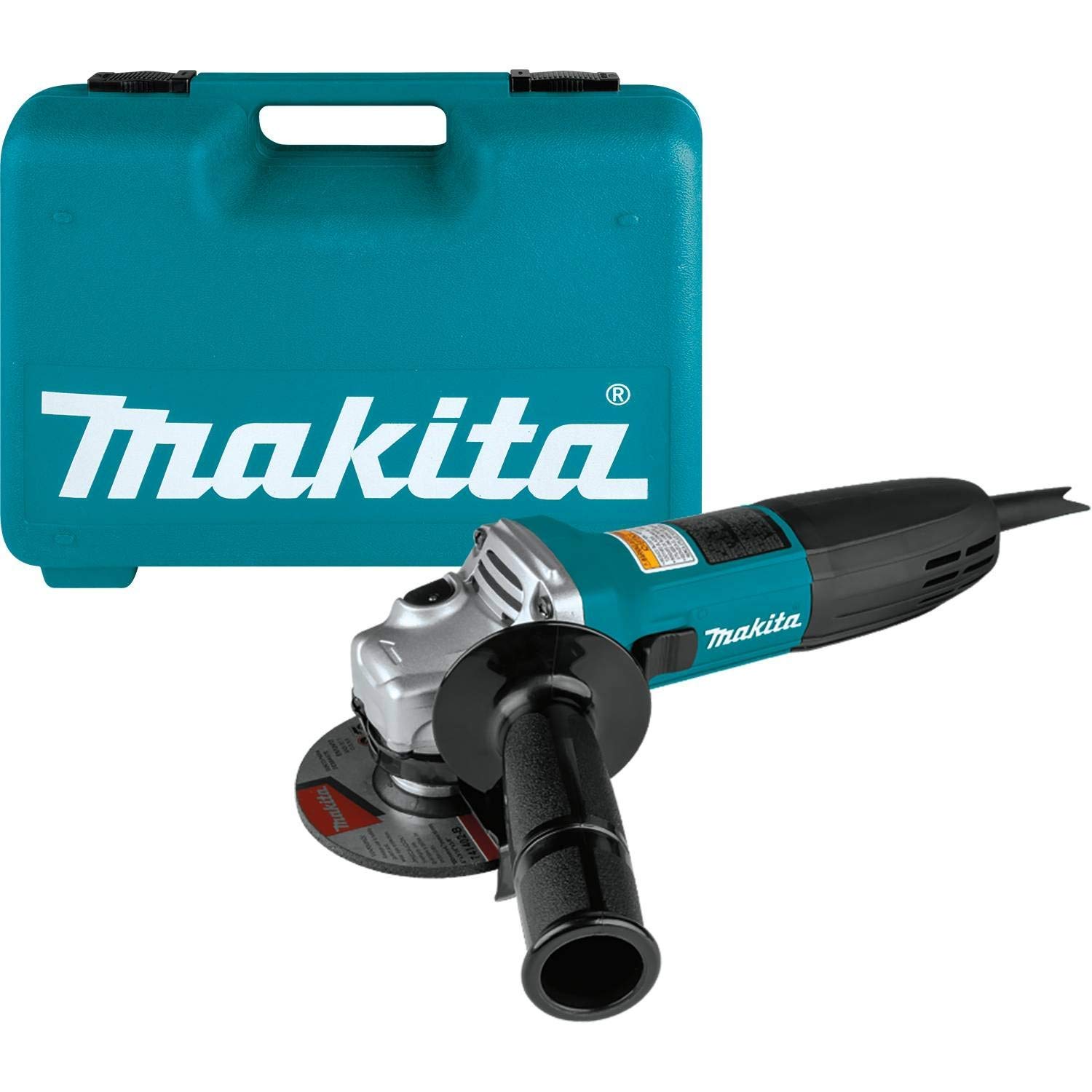 Makita GA4030K-R 4 in. Slide Switch Angle Grinder with Tool Case (Renewed)